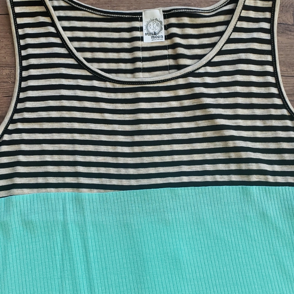 Sun & Moon Mixed Media Tunic Tank - Picture 3 of 7
